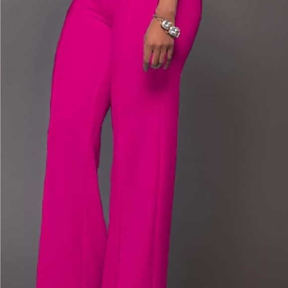 Ladies Pink Trousers - Picture 2 of 6